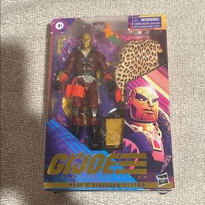 Hasbro G.I. Joe Profit Director Destro Figure with Red and Gold Accents